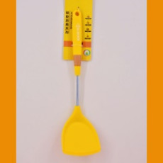 작은 노란오리 실리콘 주걱 8011